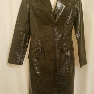 Sexy 100% Leather Coat